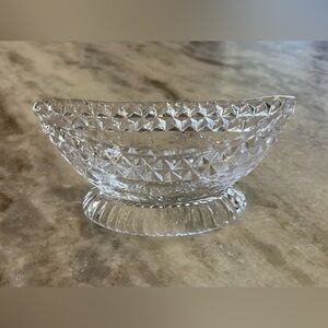 Adam’s Wildflower Clear Crystal Dish
